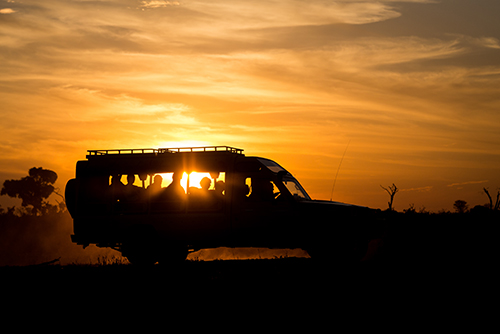 Sundowner Drive in Namibia